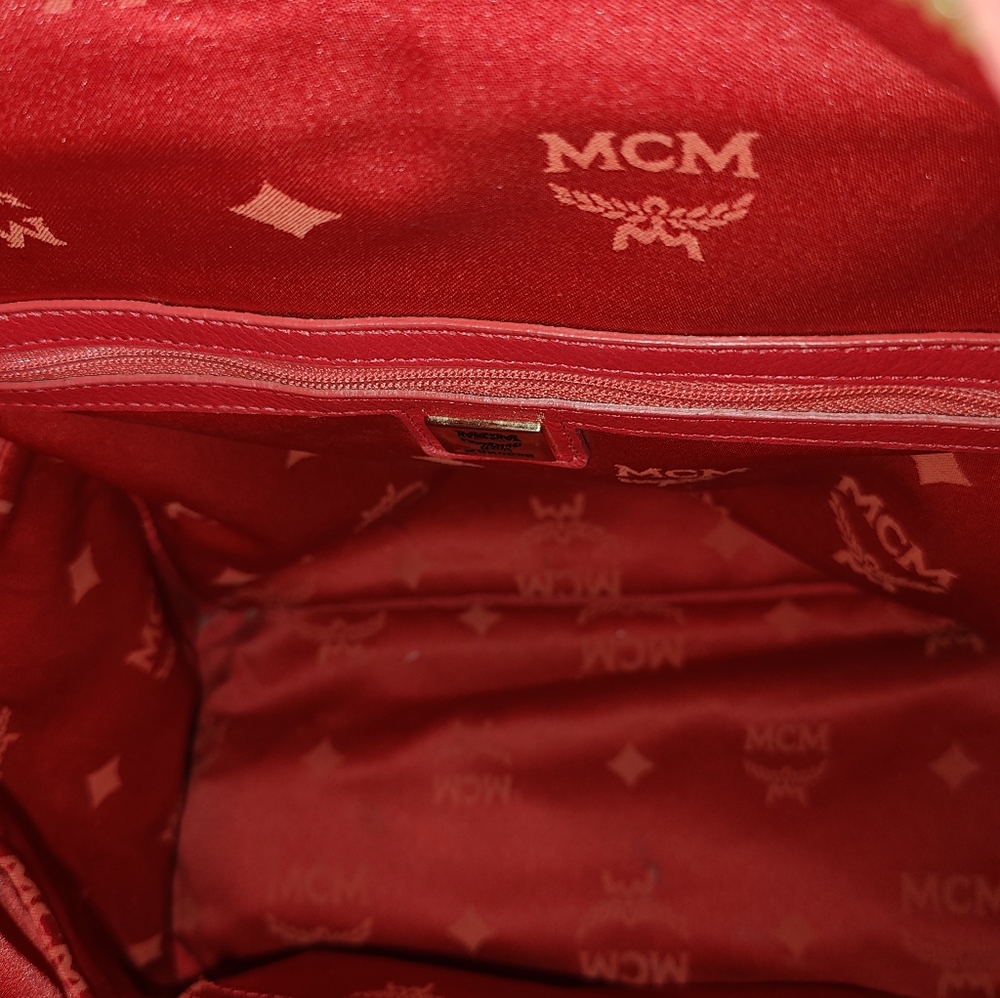 Authent Mcm Backpack - image 8